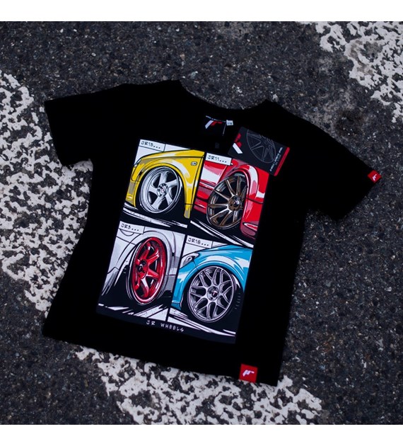 JR Junior T-Shirt MIX Black Size 134/140