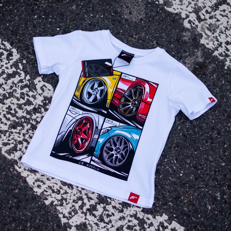 JR Junior T-Shirt MIX White Size 116