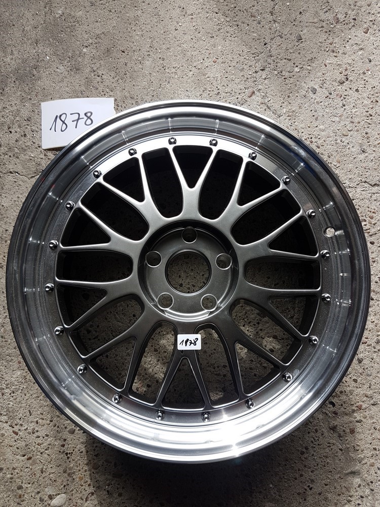 USED JR23 18x8 ET30-45 Blank Hiper Black