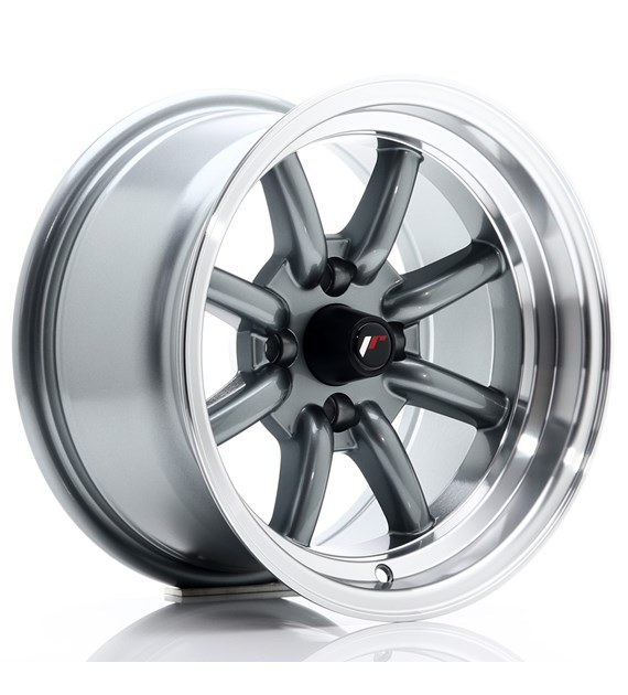 JR Wheels JR19 14x8 ET-13 4x100 Gun Metal