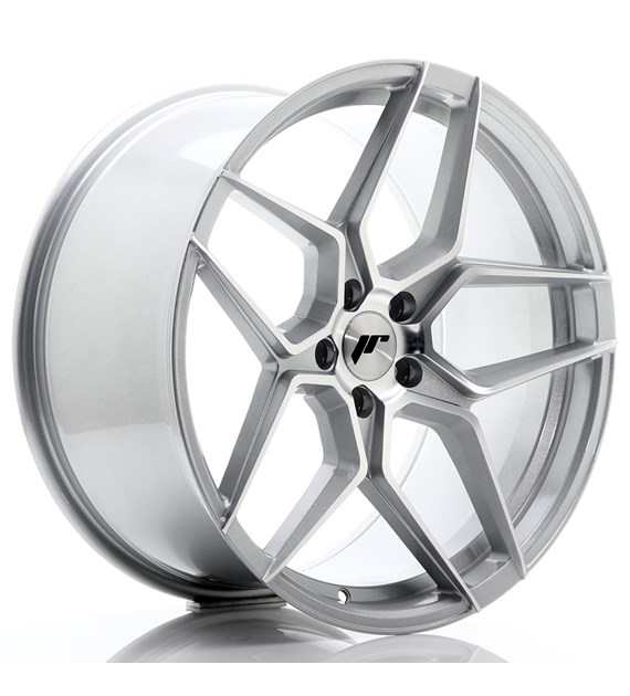 JR Wheels JR34 20x10 ET40 5x120 Silver Machined Face