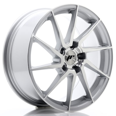 JR Wheels JR36 18x8 ET35 5x120 Silver Brushed Face