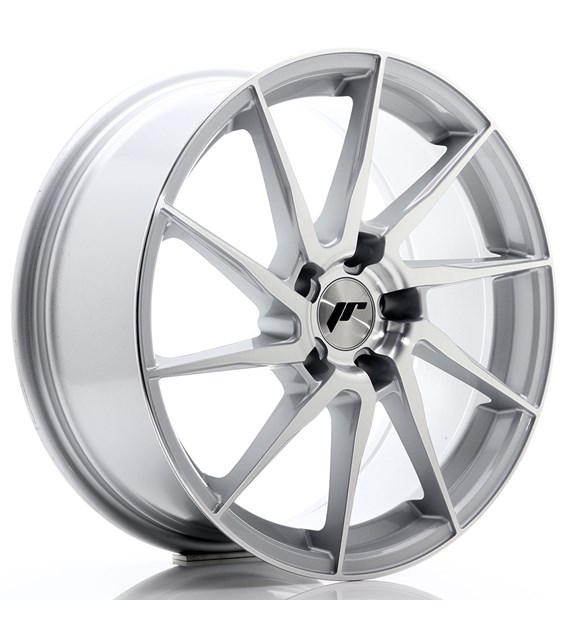 JR Wheels JR36 18x8 ET35 5x120 Silver Brushed Face