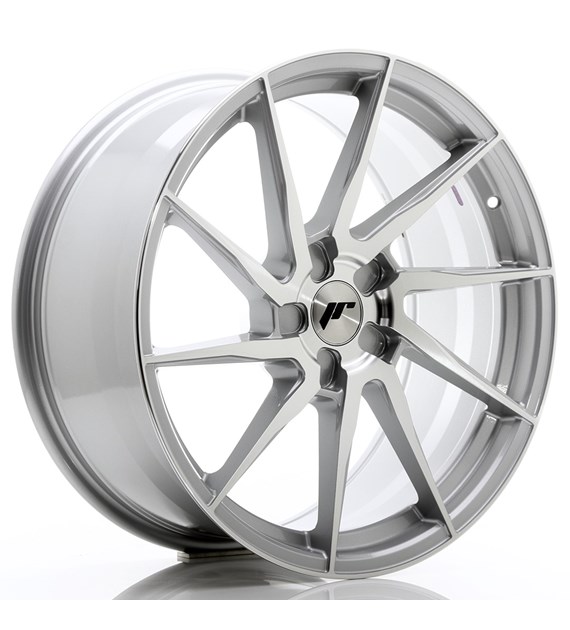 JR Wheels JR36 20x9 ET15-38 5H BLANK Silver Brushed Face