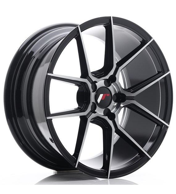 JR Wheels JR30 18x8,5 ET20-40 5H BLANK Black Brushed w/Tinted Face