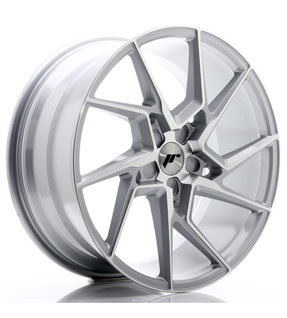 JR Wheels JR33 20x9 ET20-48 5H BLANK Silver Machined Face