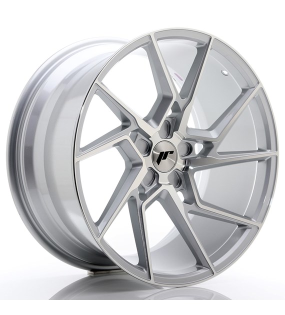 JR Wheels JR33 20x10 ET20-40 5H BLANK Silver Machined Face