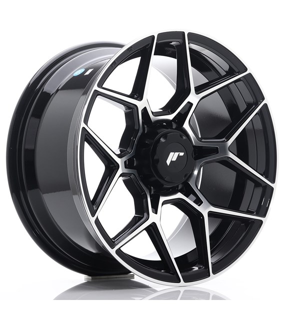 JR Wheels JRX9 18x9 ET18 6x139.7 Gloss Black Machined Face