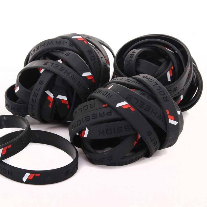 Package of JR-Wheels Silicone Wristbands 50pcs