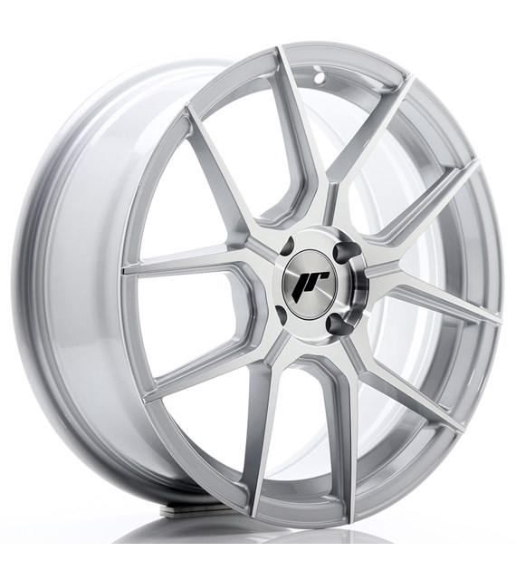 JR Wheels JR30 17x7 ET40 4x100 Silver Machined Face