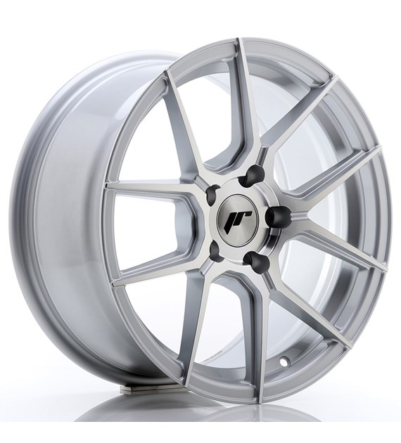 JR Wheels JR30 17x8 ET40 5x112 Silver Machined Face