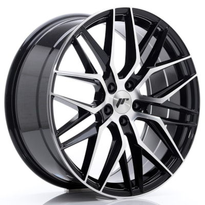 JR Wheels JR28 20x8,5 ET40 5x112 Gloss Black Machined Face