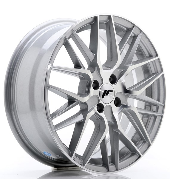 JR Wheels JR28 17x7 ET40 4x100 Silver Machined