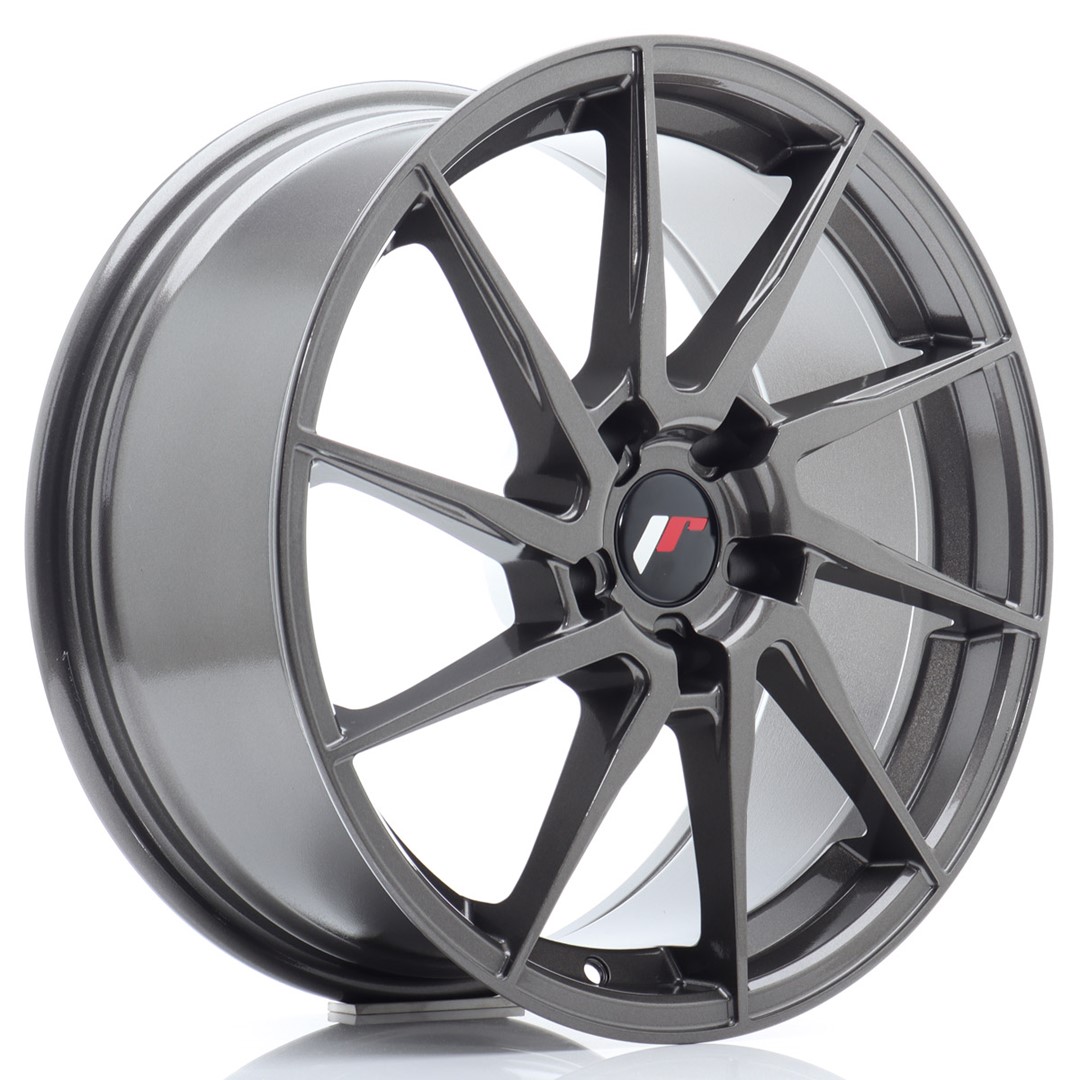 JAPAN RACING JR36 hliníkové disky 8x18 5x112 ET45 Hyper Gray