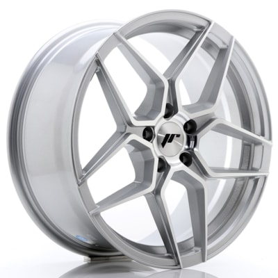 JR Wheels JR34 18x8 ET42 5x112 Silver Machined Face