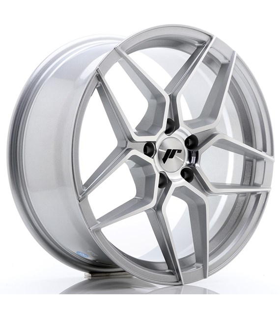 JR Wheels JR34 18x8 ET42 5x112 Silver Machined Face