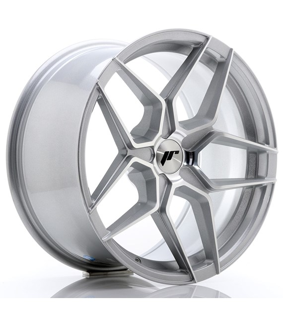 JR Wheels JR34 18x9 ET20-42 5H BLANK Silver Machined Face