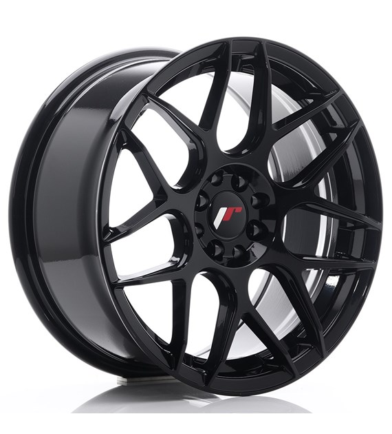 JR Wheels JR18 17x8 ET25 4x100/108 Glossy Black