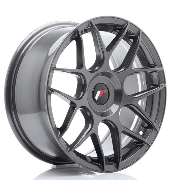 JR Wheels JR18 17x8 ET35 Blank Hyper Gray