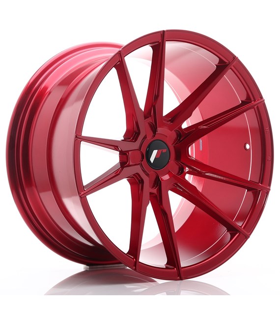 JR Wheels JR21 20x11 ET20-30 5H BLANK Platinum Red