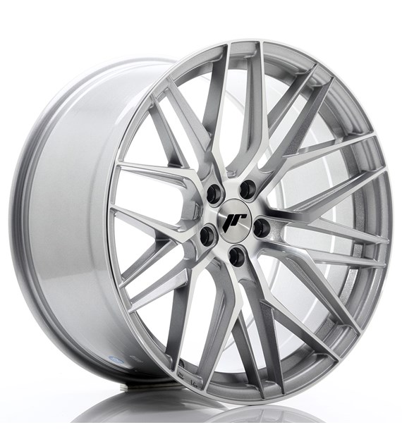 JR Wheels JR28 20x10 ET40 5x120 Silver Machined Face