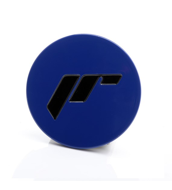 JR Aluminum Center Cap 68mm Blue