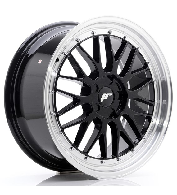 JR Wheels JR23 19x8,5 ET20-50 5H BLANK Gloss Black w/Machined Lip