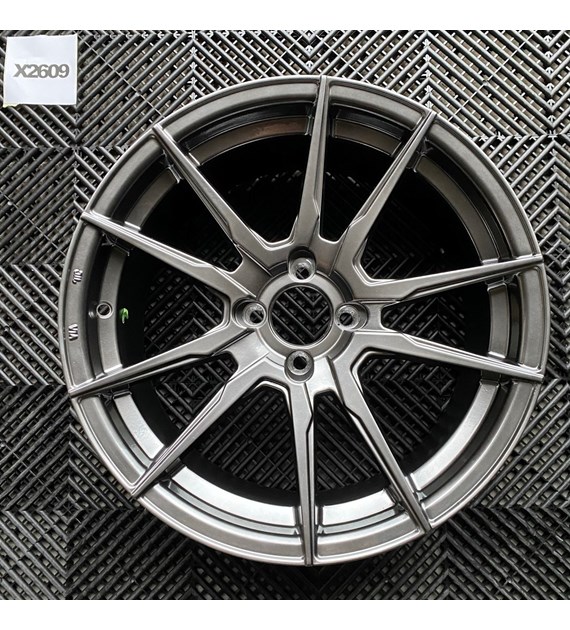 USED JR21 17x8 ET25-35 4H BLANK Hyper Black