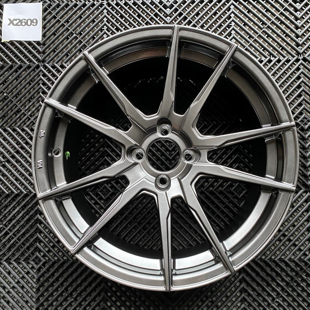 USED JR21 17x8 ET25-35 4H BLANK Hyper Black