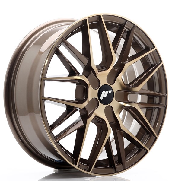 JR Wheels JR28 17x7 ET20-45 BLANK Platinum Bronze