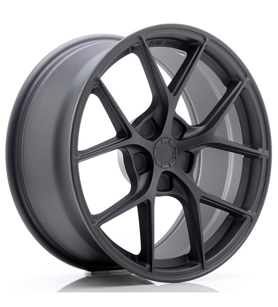 JR Wheels SL01 18x8 ET20-40 5H BLANK Matt Gun Metal