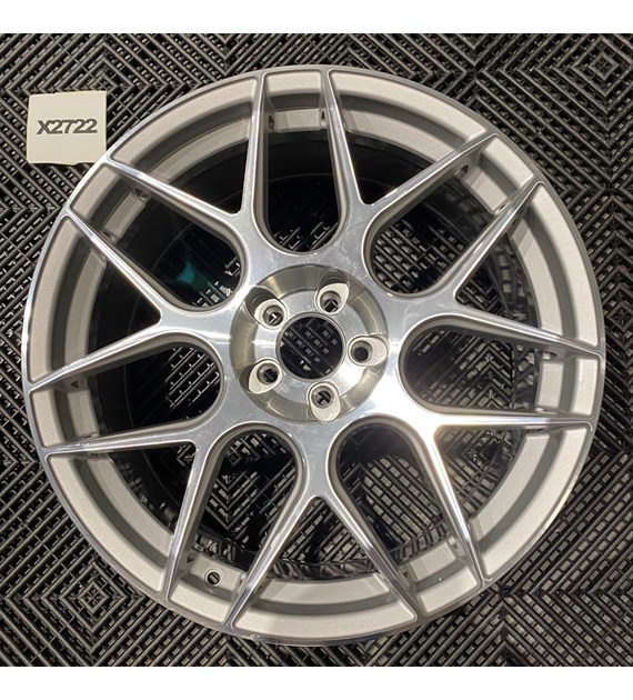 USED JR18 19x8,5 ET35-42 5H BLANK Silver Machined Face