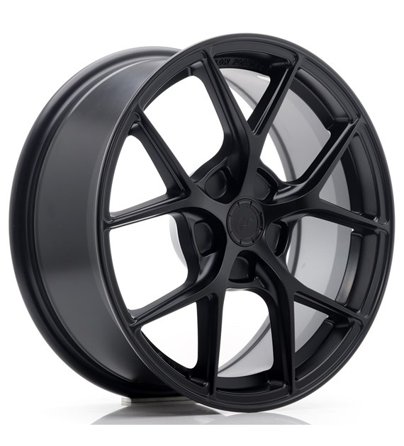 JR Wheels SL01 17x7 ET20-40 5H BLANK Matt Black