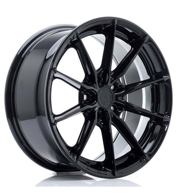 JR Wheels JR37 17x8 ET40 5x112 Glossy Black