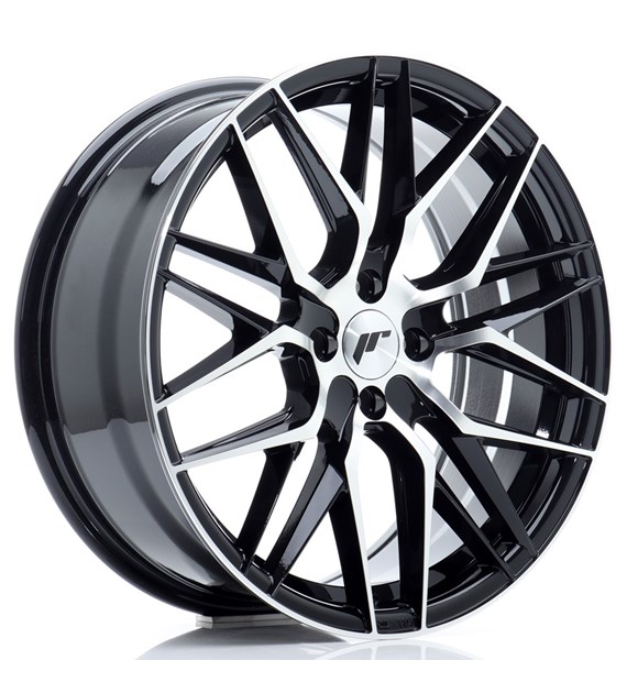 JR Wheels JR28 18x7,5 ET40 4x100 Gloss Black Machined Face