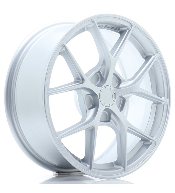 JR Wheels SL01 17x7 ET20-40 5H BLANK Matt Silver