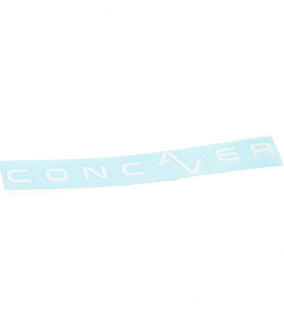 Sticker-pack Concaver logo V1 15cm White 50pcs