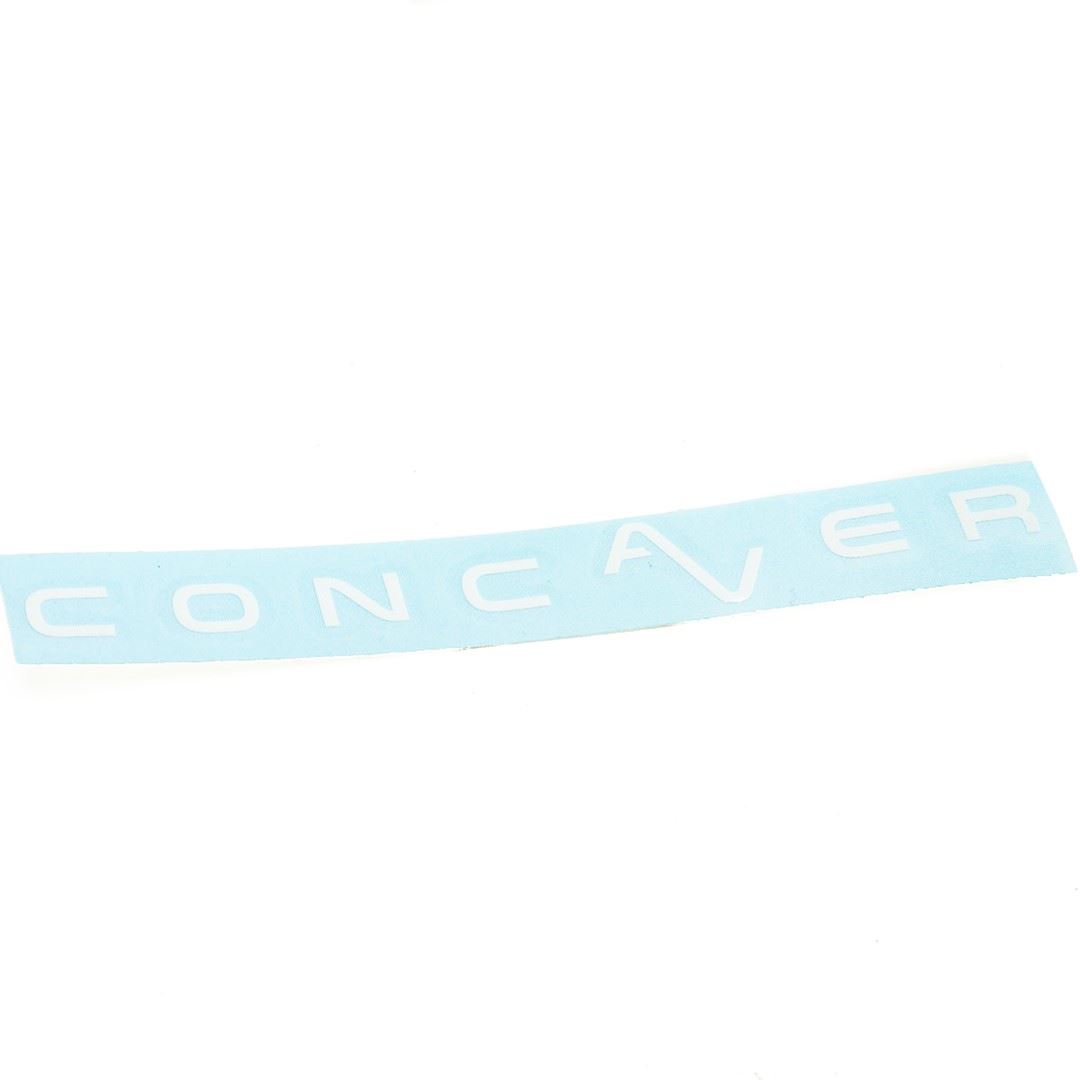 Sticker-pack Concaver logo V1 15cm White 50pcs