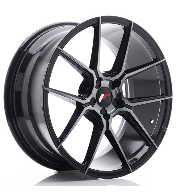 JR Wheels JR30 19x8,5 ET35-42 5H BLANK Black Brushed w/Tinted Face