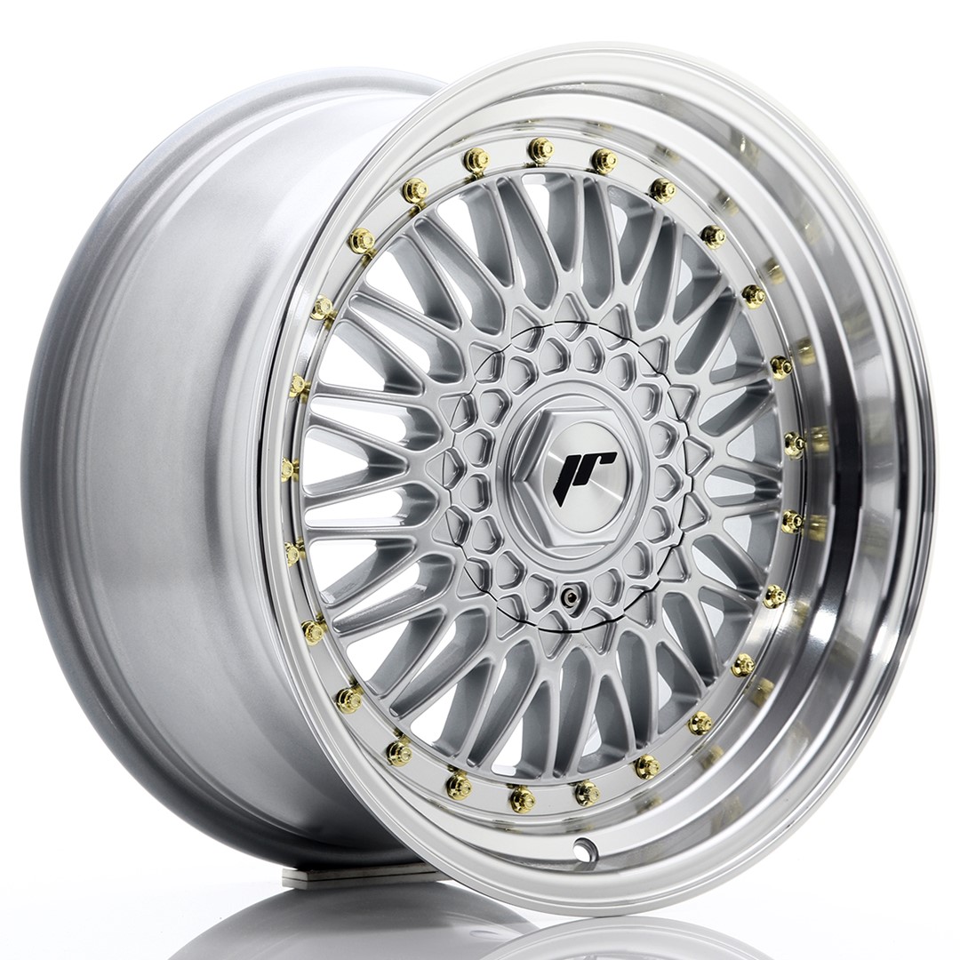 JR Wheels JR9 17x8,5 ET35 4x100/108 Silver w/Machined Lip