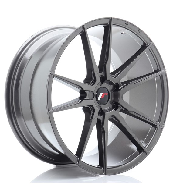 JR Wheels JR21 21x11 ET15-55 5H Blank Hyper Gray