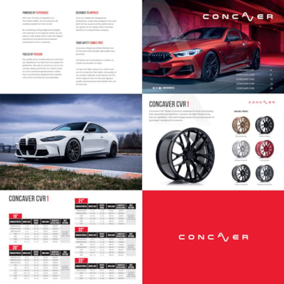 Printed catalogue-pack Concaver Wheels 20pcs