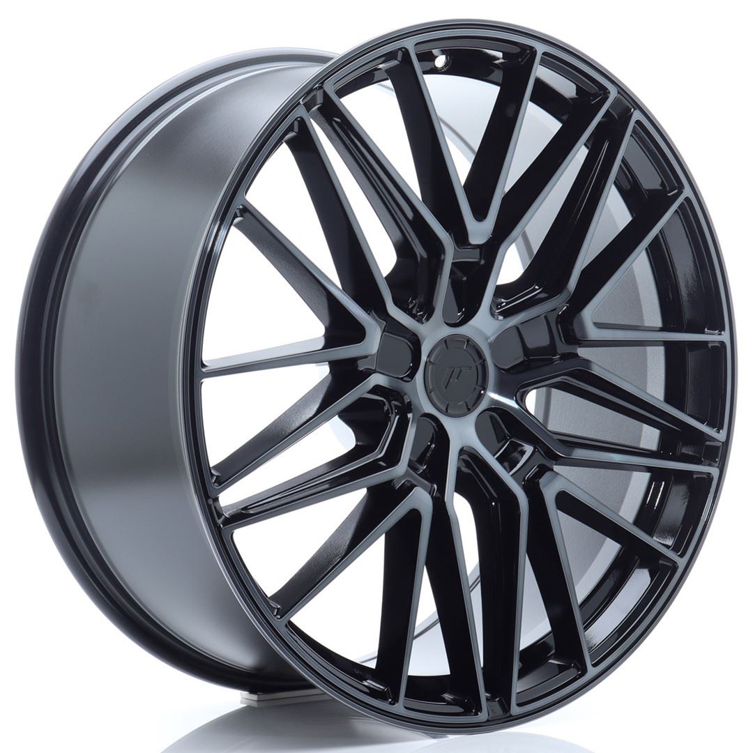 JR Wheels JR38 21x9 ET10-52 5H BLANK Black Brushed w/Tinted Face