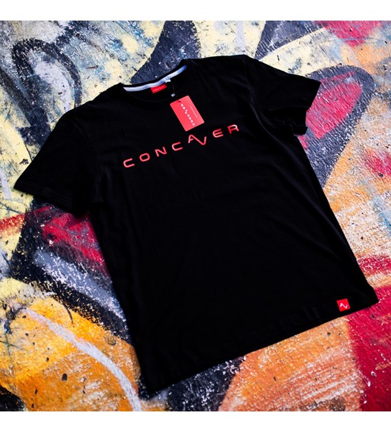 Concaver Men's T-Shirt Logo Black Size L