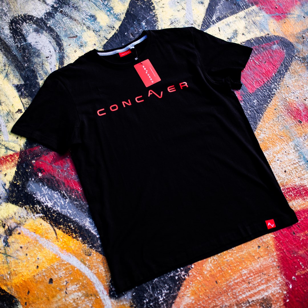 Concaver Men's T-Shirt Logo Black Size L