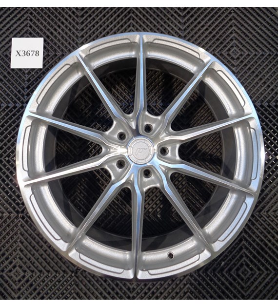 USED JR37 20x8,5 ET20-45 5H BLANK Silver Machined Face