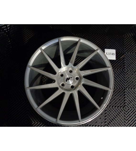 USED JR22 20x10 ET20-40 5H BLANK Silver Machined Face