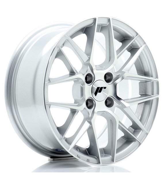 JR Wheels JR28 15x7 ET38 4x100 Silver Machined Face