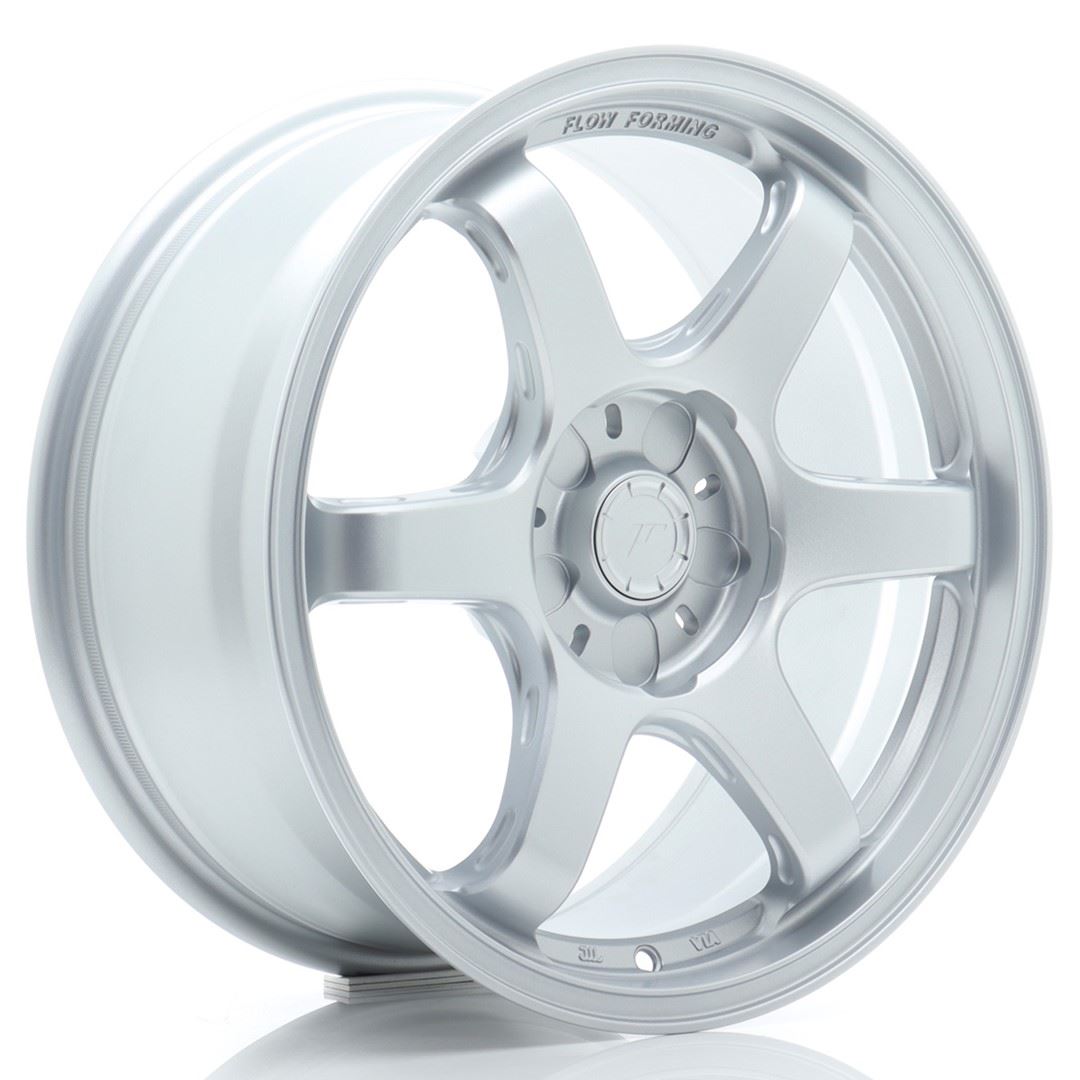 JR Wheels SL03 17x8 ET20-42 5H BLANK Matt Silver