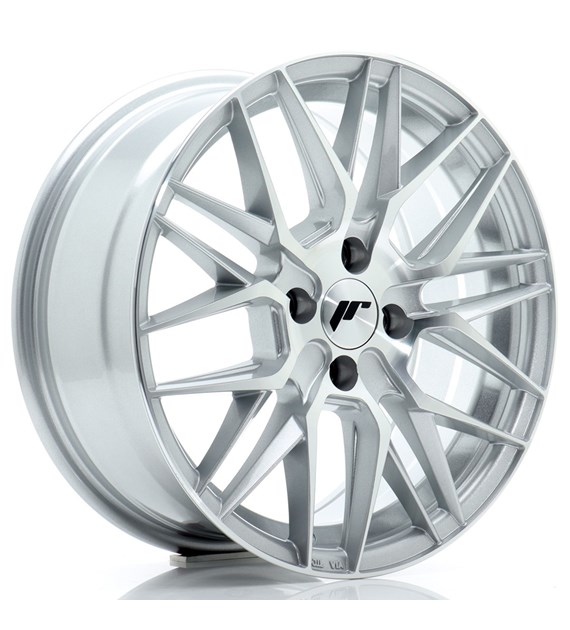 JR Wheels JR28 16x7 ET40 4x100 Silver Machined Face